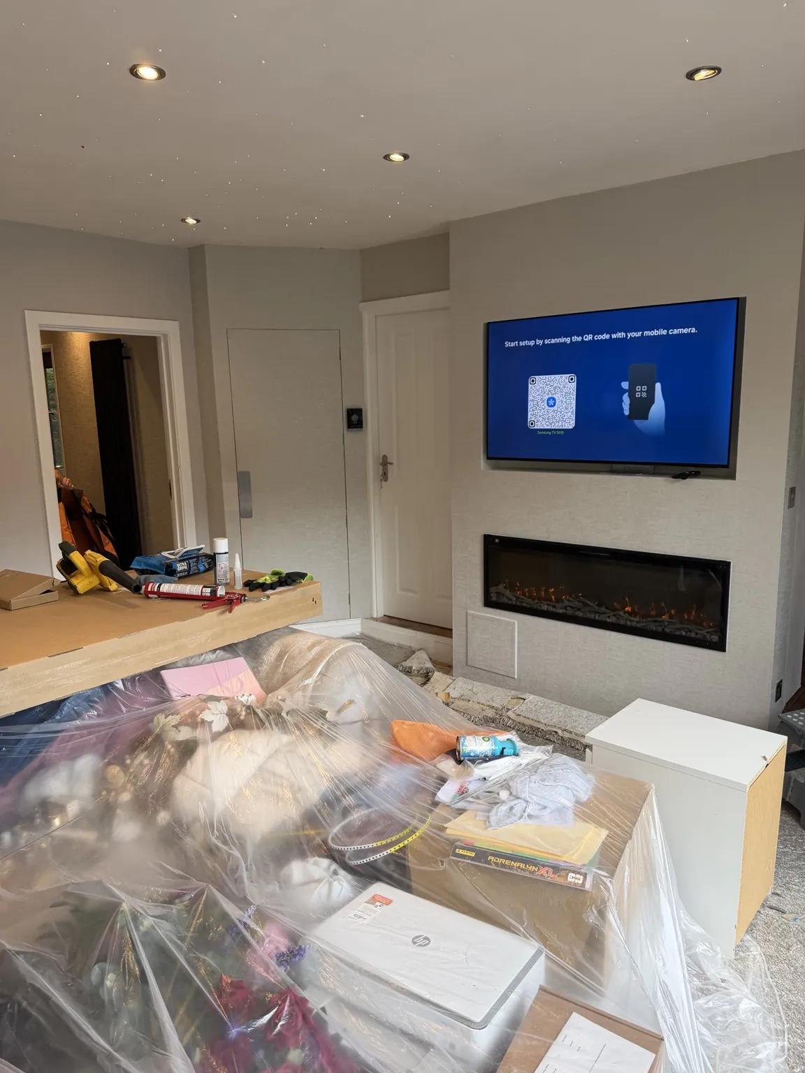 Living room renovation